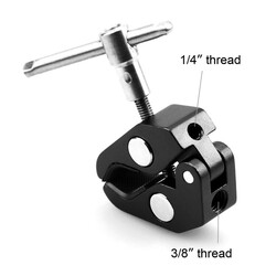 Super Clamp w/ 1/4" and 3/8" thread