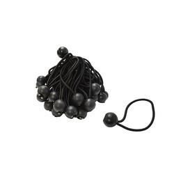 Heavy Duty Black Ball Bungees 10 psc.