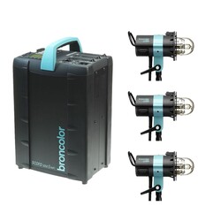 Broncolor Scoro 3200 Generator + 3 UNILITE 3200 J KIT