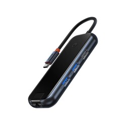 Baseus Hub 6in1 2xUSB3.0, USB2.0, HDMI, USB C PD, RJ45