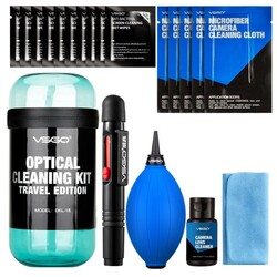 Vsgo Dkl-15B Optical Cleaning Kit Travelediton-Blue