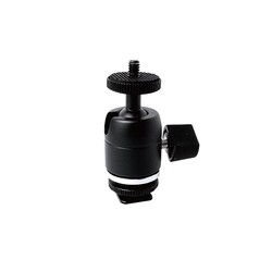 Mini Ball Head With Hot Shoe Adapter
