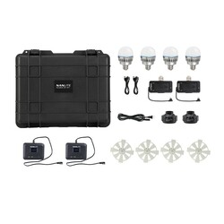 Nanlite PavoBulb 10C RGBWW LED Bulb 4-Light Kit